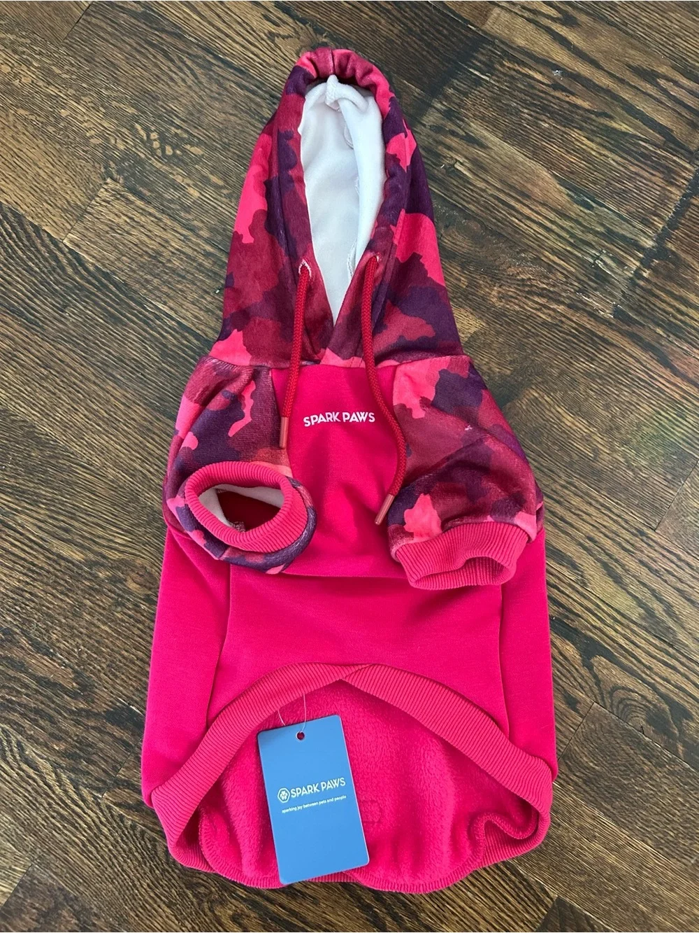 Dog Pink Camo Hoodie